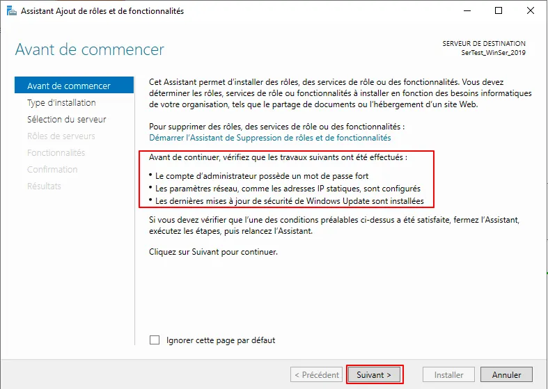 AD Configuration et Promotion