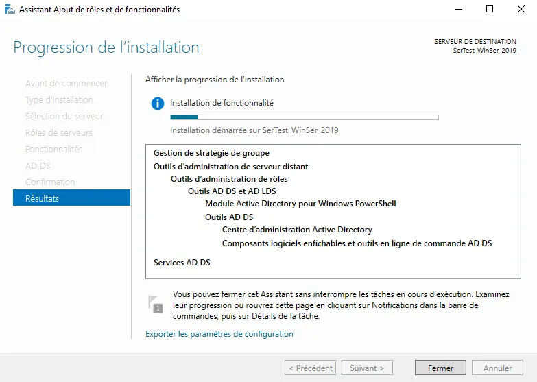 AD Configuration et Promotion