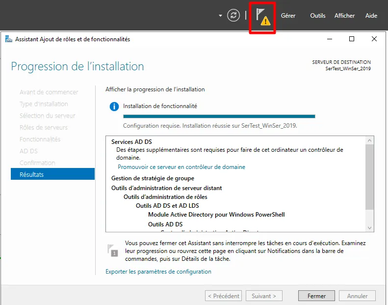 AD Configuration et Promotion