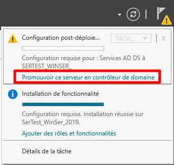 AD Configuration et Promotion