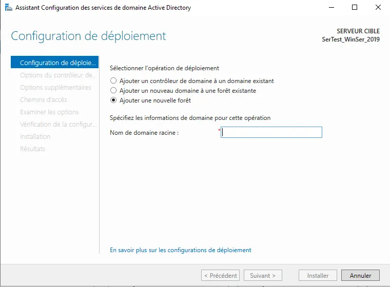 AD Configuration et Promotion
