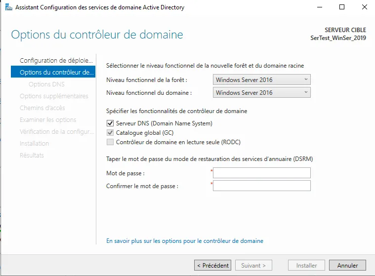 AD Configuration et Promotion