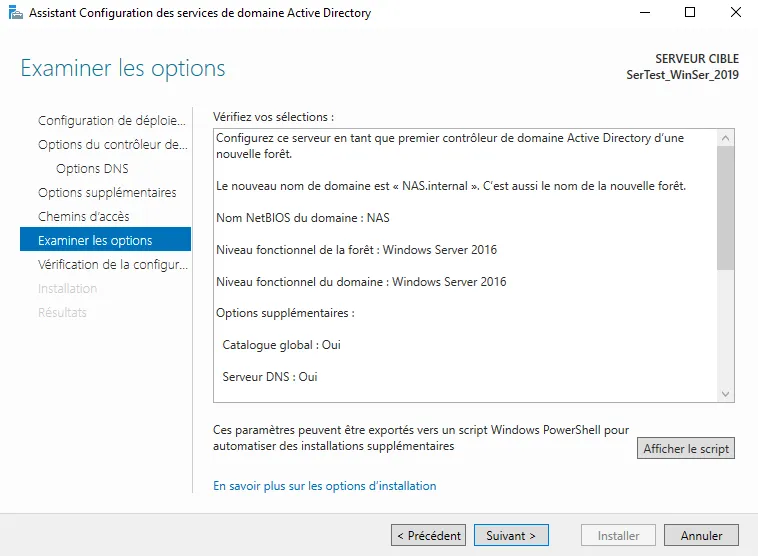 AD Configuration et Promotion