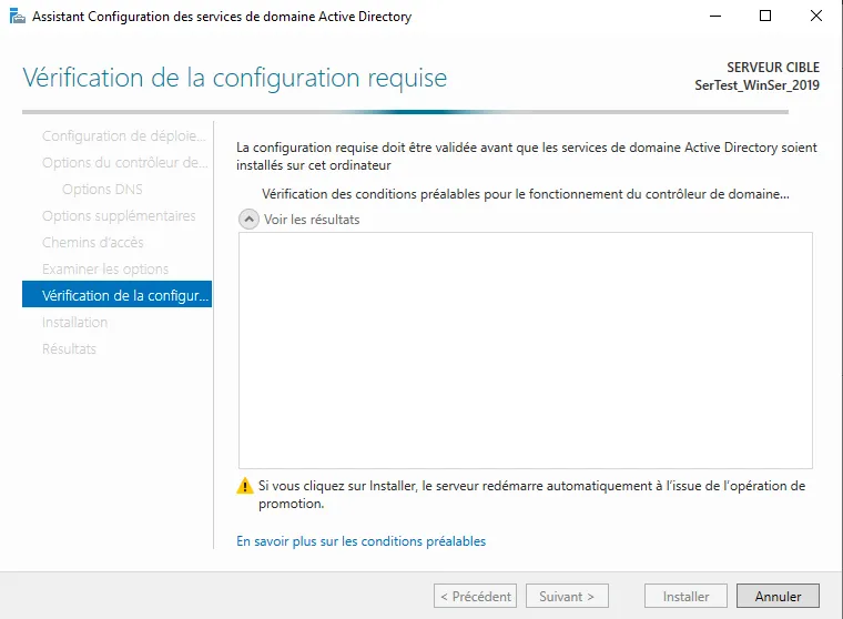 AD Configuration et Promotion