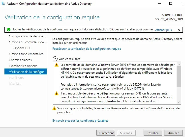 AD Configuration et Promotion