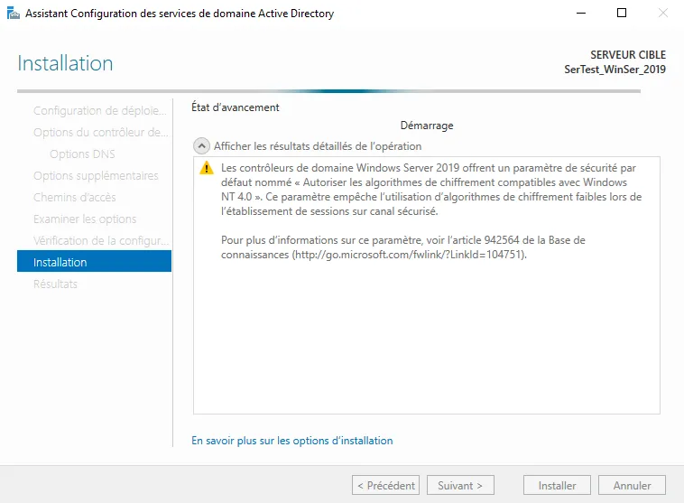 AD Configuration et Promotion