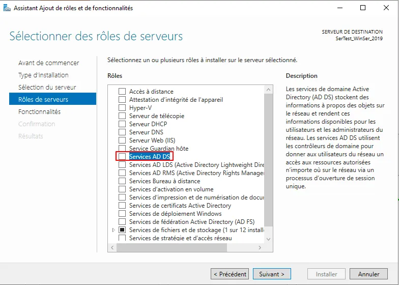 AD Configuration et Promotion