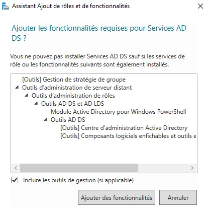 AD Configuration et Promotion