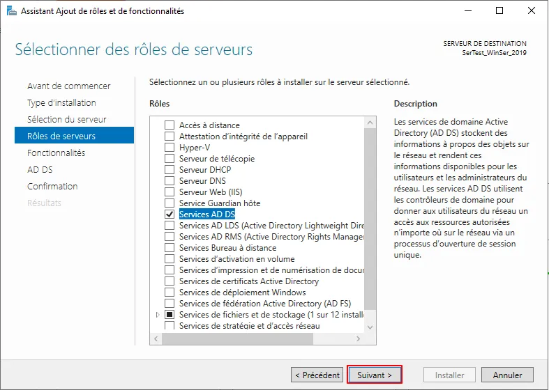 AD Configuration et Promotion