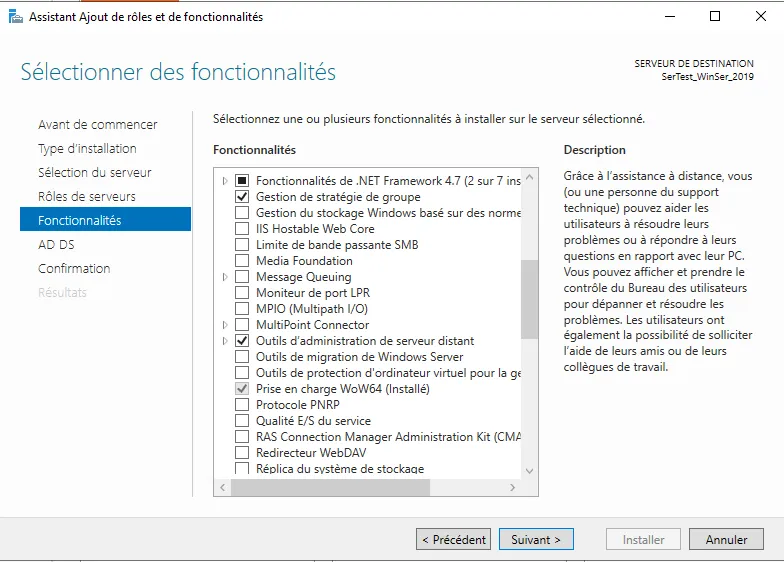 AD Configuration et Promotion