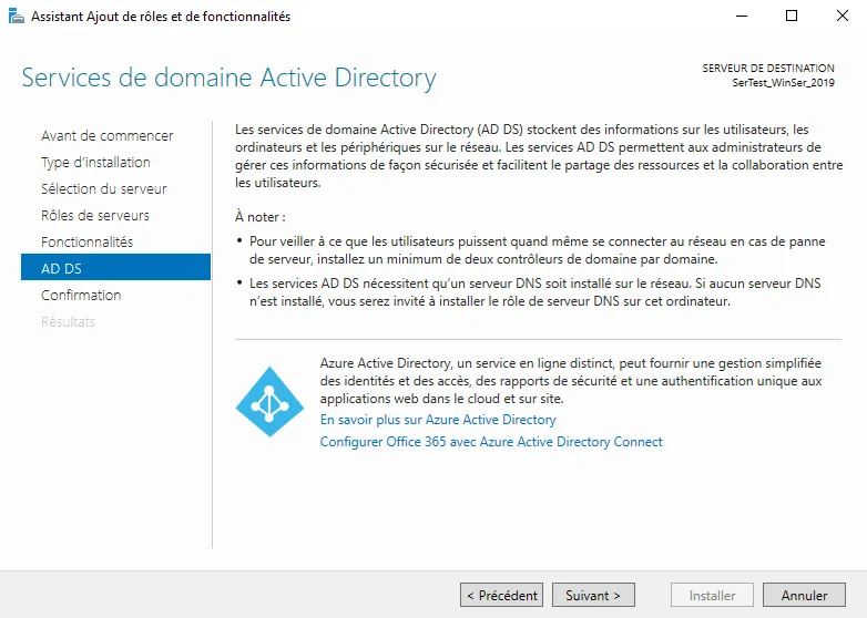 AD Configuration et Promotion