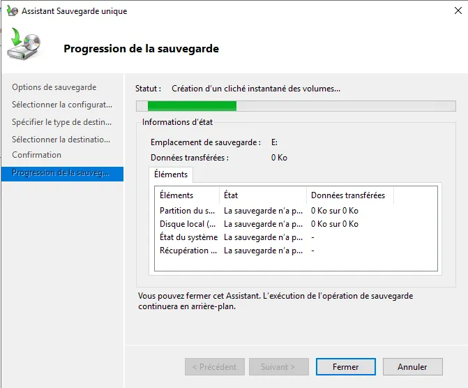 AD Sauvegarde