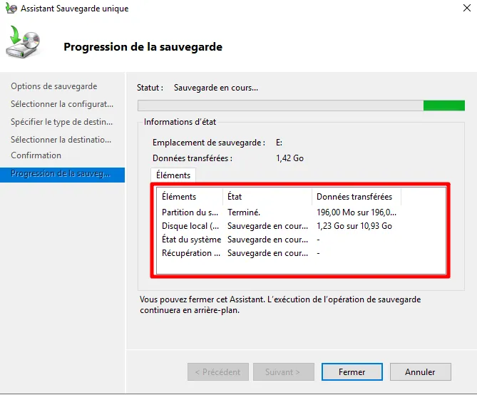 AD Sauvegarde