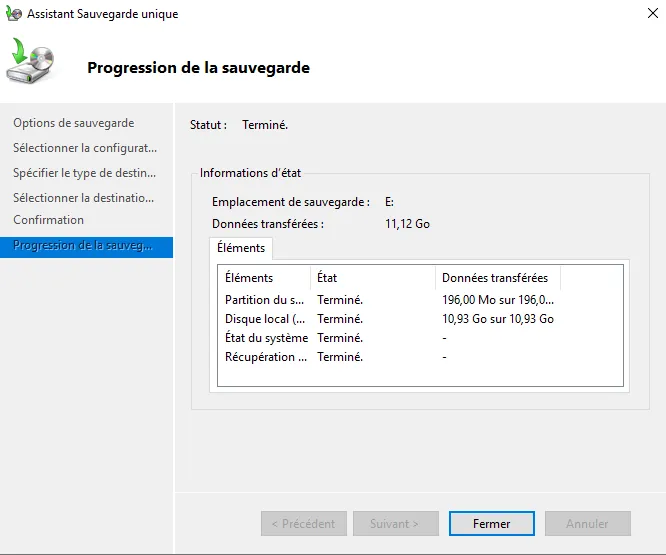 AD Sauvegarde