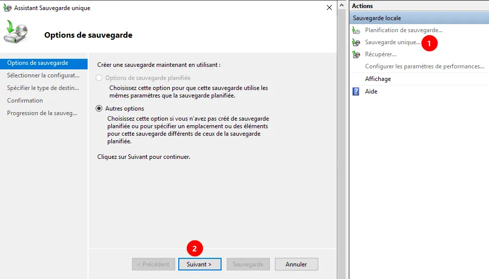 AD Sauvegarde