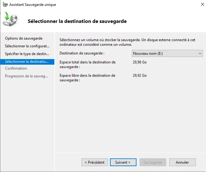 AD Sauvegarde