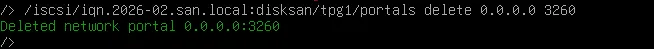 SAN Debian12 2
